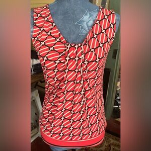 New York & Company Size XS Women’s Abstract Print Blouse 32” Bust 24” Length